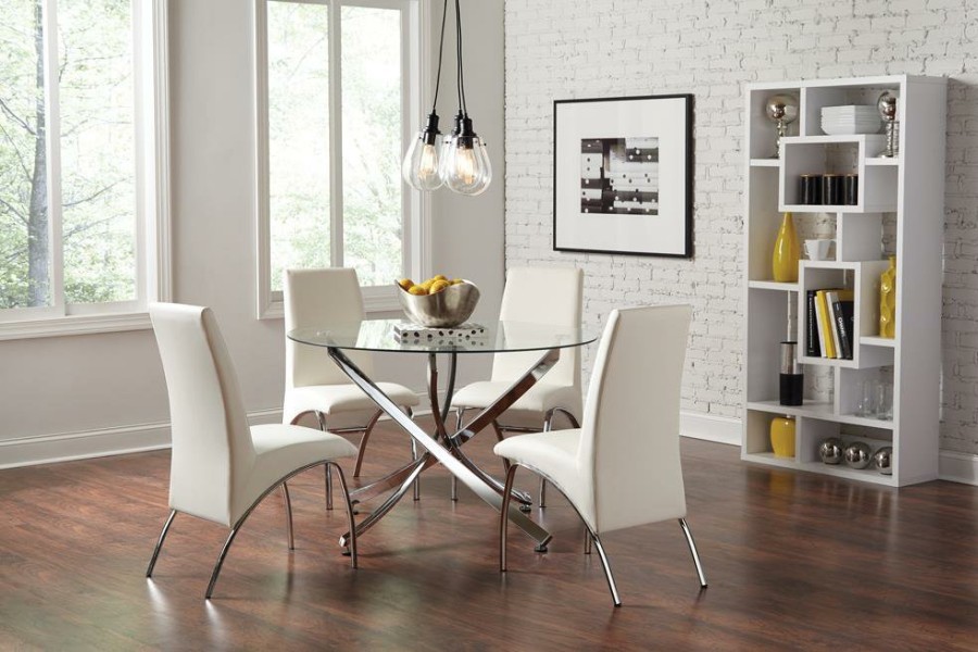 Dining Room Coaster Z2 Premium | 106440 S5 5 Piece Dining Room Set