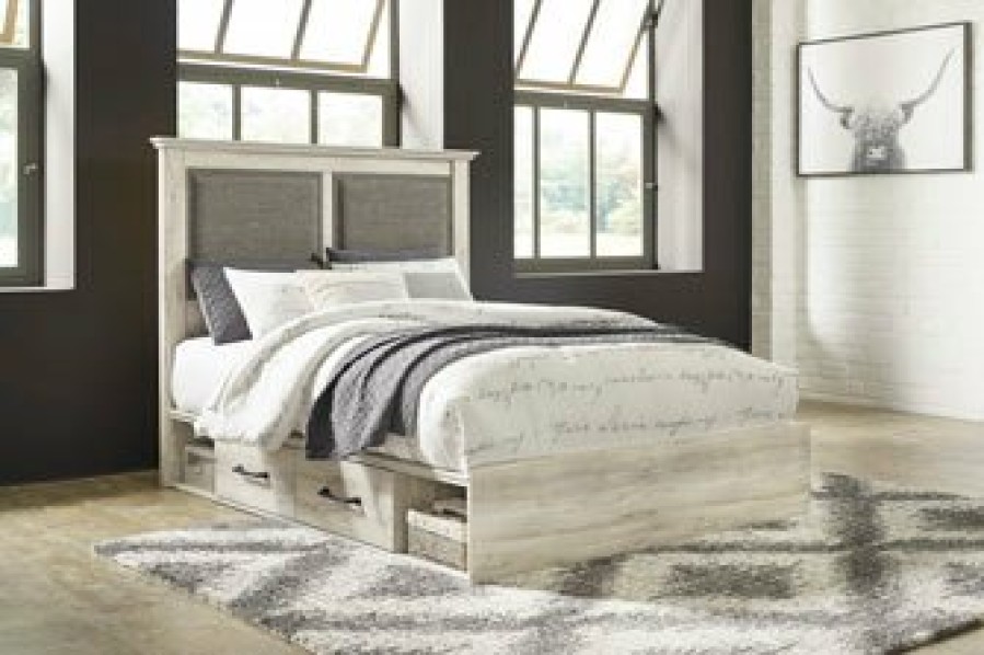 Bedroom Ashley Furniture | Cambeck Upholstered Bed With 2 Side Under Bed Storage