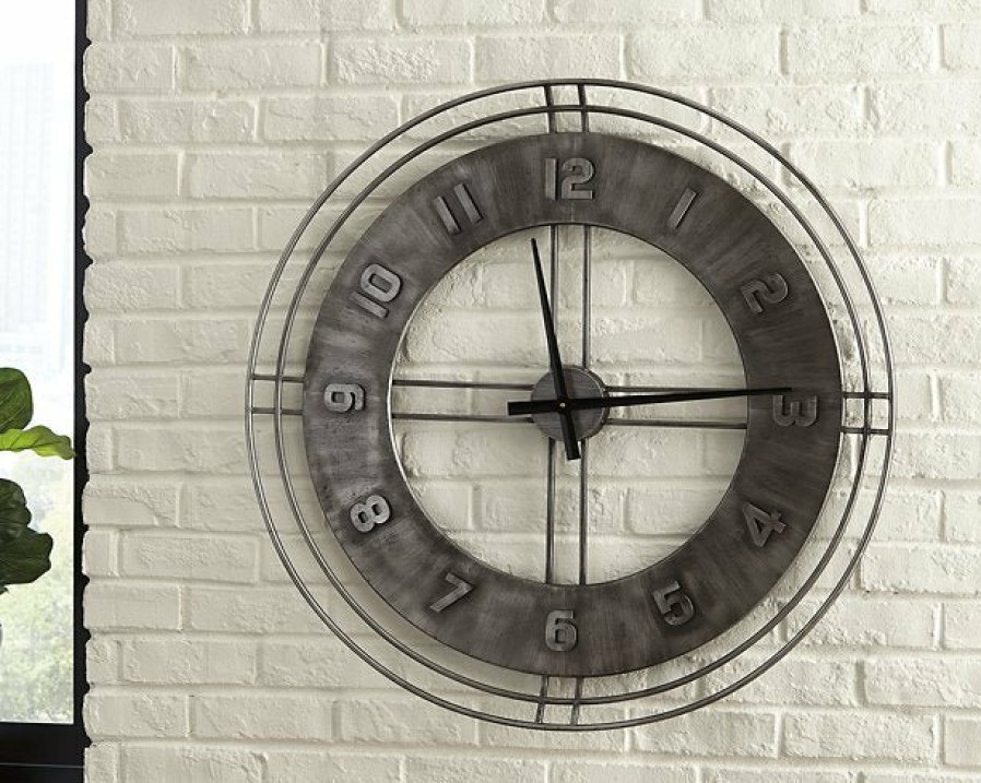 Accessories Ashley Furniture | Ana Sofia Wall Clock