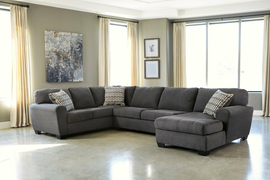 Living Room Ashley Furniture | Ambee 3-Piece Sectional With Chaise