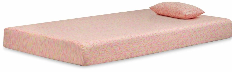 Mattress Ashley Furniture | Ikidz Pink Mattress And Pillow