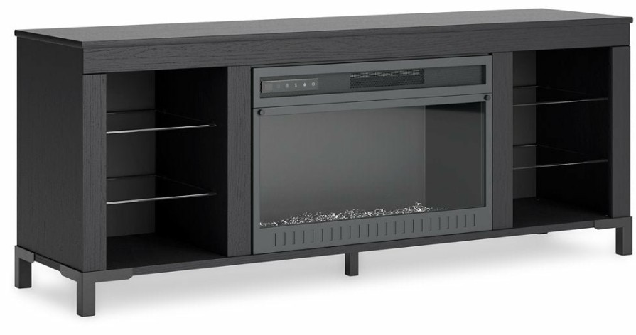 Entertainment Ashley Furniture | Cayberry 3-Piece Entertainment Center With Electric Fireplace