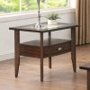 Living Room FOA East | Riverdale End Table, Dark Walnut