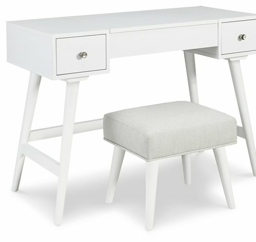 Bedroom Ashley Furniture | Thadamere Vanity With Stool