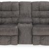 Living Room Ashley Furniture | Acieona Reclining Loveseat With Console