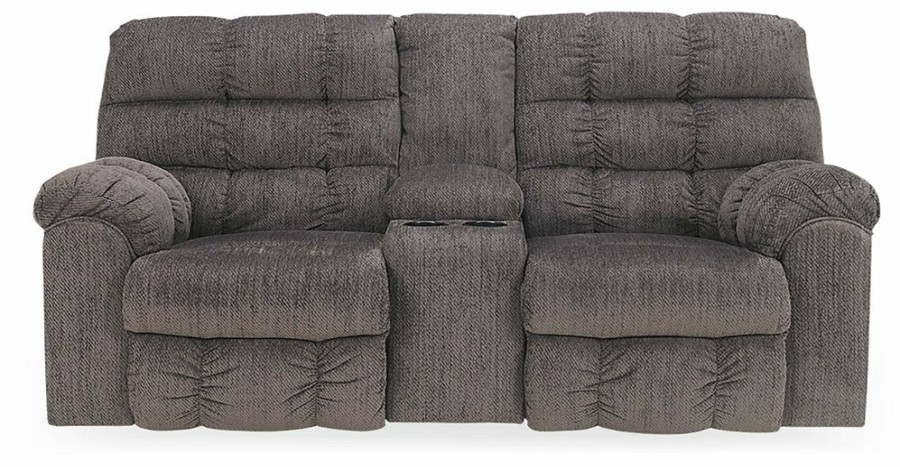 Living Room Ashley Furniture | Acieona Reclining Loveseat With Console