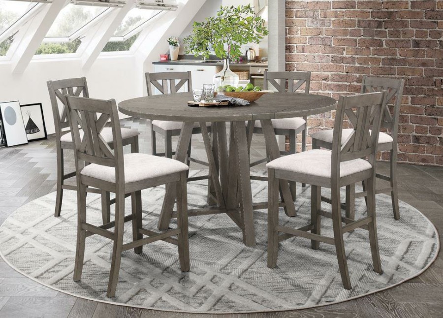 Dining Room Coaster Z2 Premium | 109858 S7 Counter Height 7 Pc Set