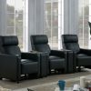 Living Room Coaster Z2 Premium | 600181 S3A 5 Pc 3 Seater Home Theater