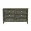 Bedroom Homelegance (Homerica East) | Homelegance Furniture Garcia 6 Drawer Dresser In Gray 2046-5