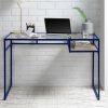 Home Office ACME East | Yasin Blue & Glass Desk