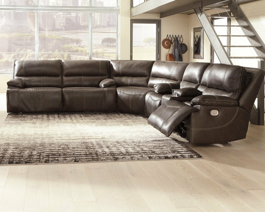 Living Room Ashley Furniture | Ricmen 3-Piece Power Reclining Sectional