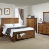 Bedroom Coaster Z2 Premium | G205260Q S5 Brenner Rustic Honey Queen Five Piece Set