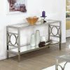 Living Room FOA East | Rylee Chrome Sofa Table, Chrome