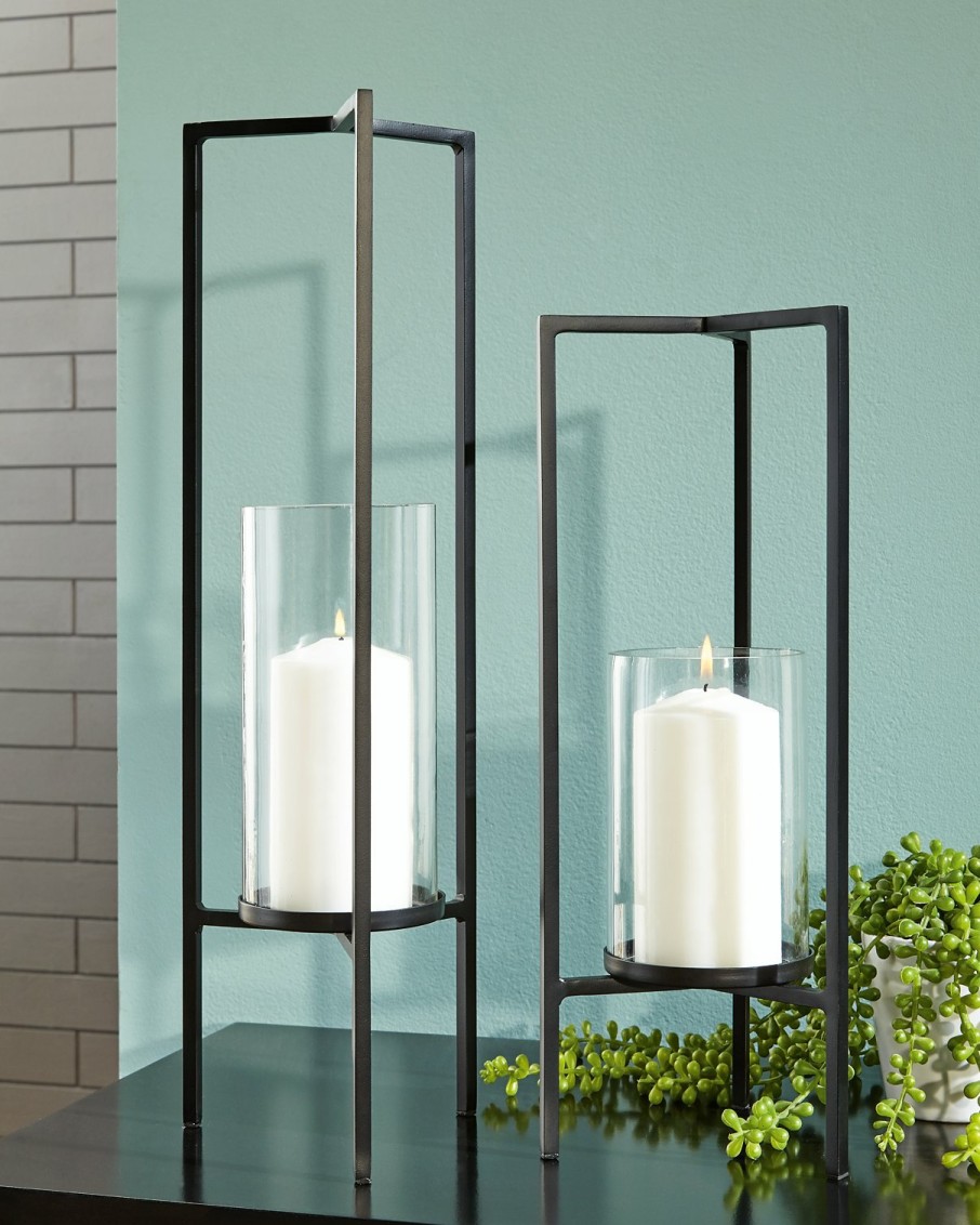 Accessories Ashley Furniture | Ginette Candle Holder (Set Of 2)