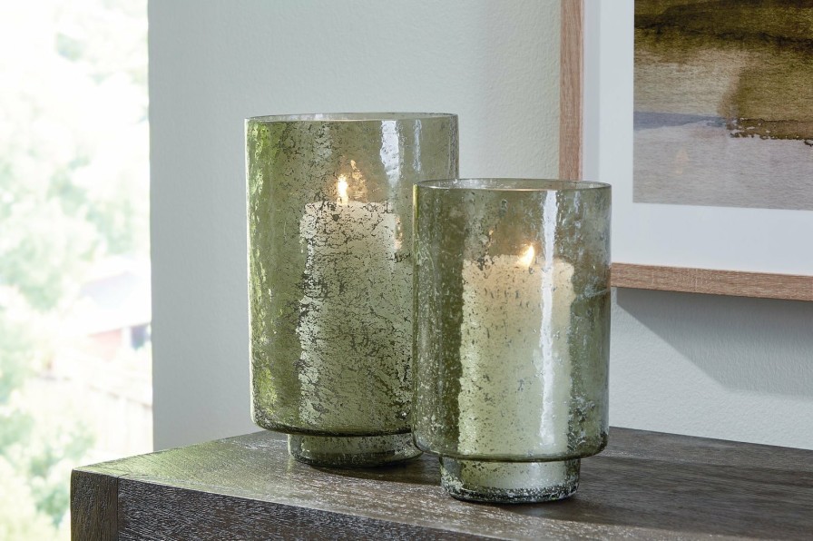 Accessories Ashley Furniture | Clarkton Candle Holder Set (Set Of 2)