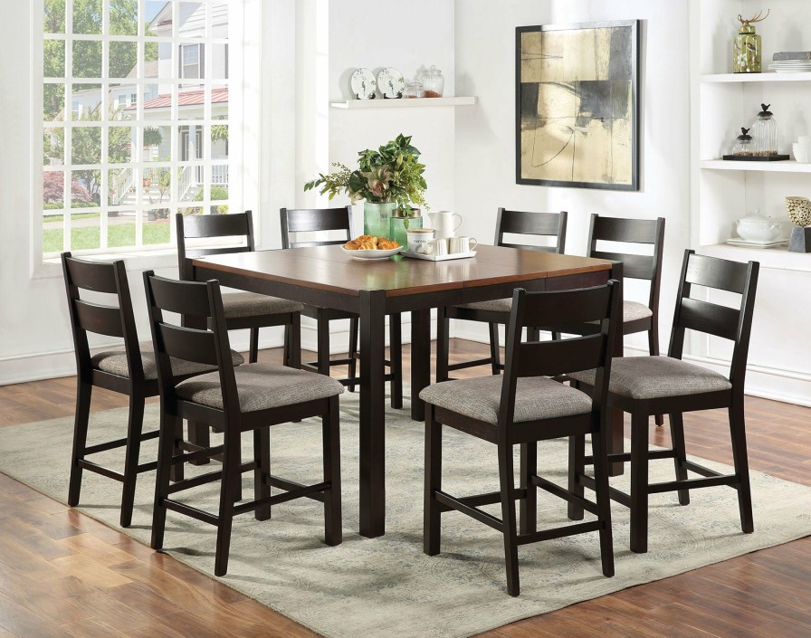 Dining Room FOA East | Valdor 9 Pc. Counter Ht. Table Set