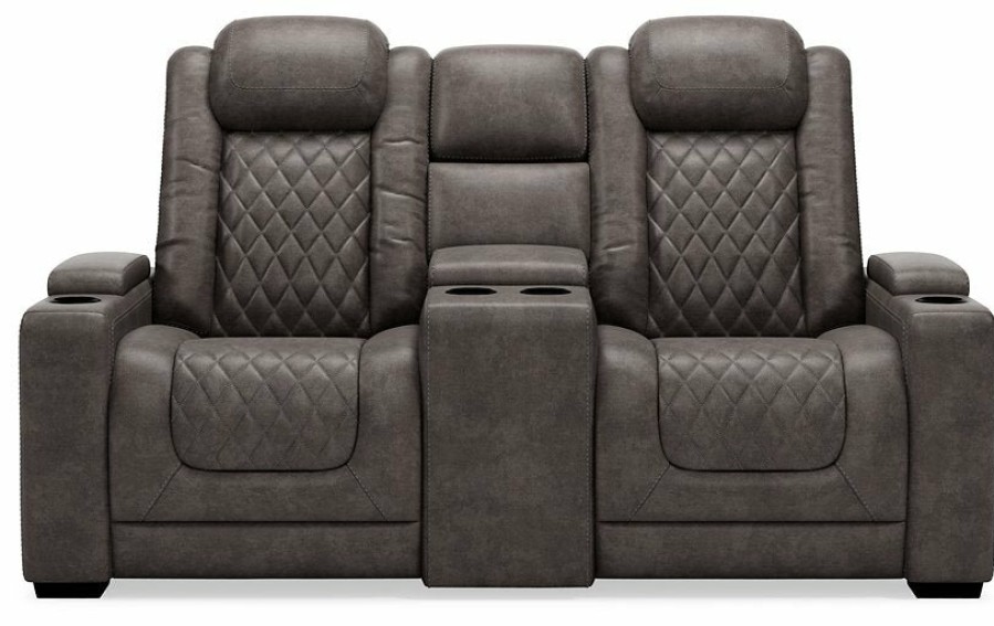 Living Room Ashley Furniture | Hyllmont Power Reclining Loveseat With Console