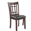 Dining Room Coaster Z2 Premium | Lavon Transitional Warm Brown Dining Chair