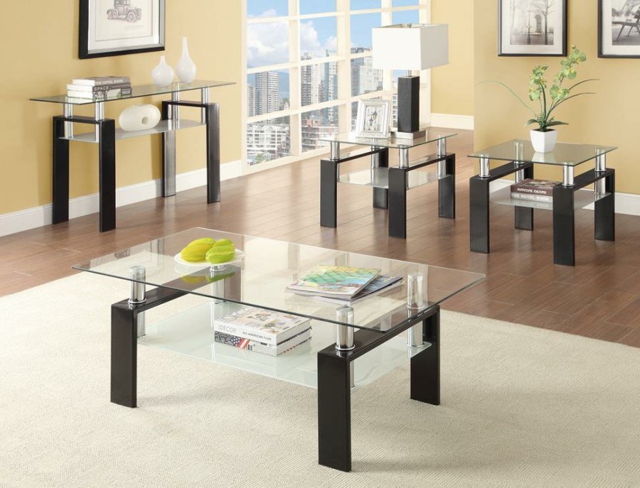 Living Room Coaster Z2 Premium | G702288 Occasional Contemporary Black End Table