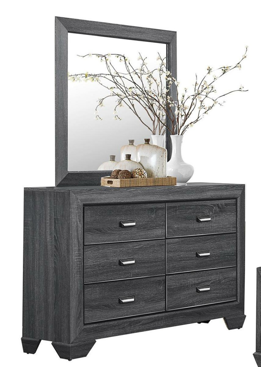 Bedroom Homelegance (Homerica East) | Homelegance Beechnut 6 Drawer Dresser In Gray 1904Gy-5