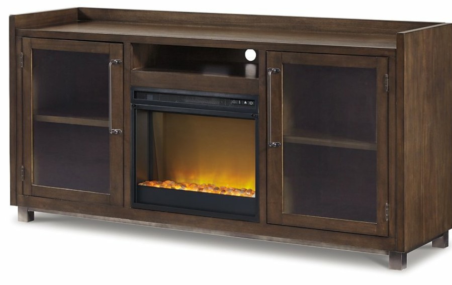 Entertainment Ashley Furniture | Starmore 70" Tv Stand With Electric Fireplace