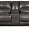 Living Room Ashley Furniture | Mccaskill Reclining Loveseat With Console