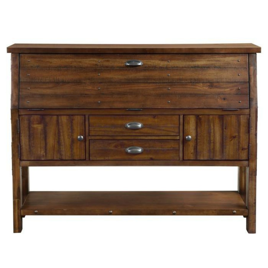 Dining Room Homelegance (Homerica East) | Homelegance Holverson Buffet/Server In Rustic Brown 1715-55