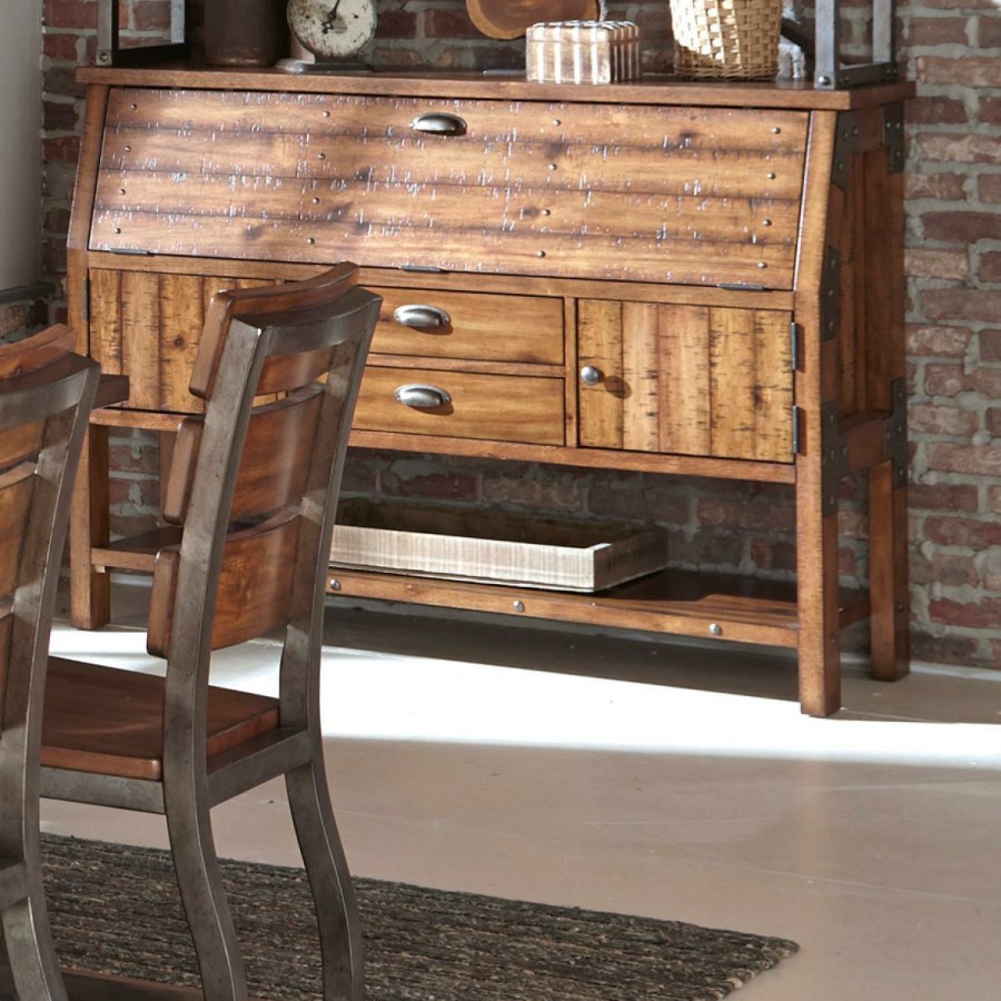 Dining Room Homelegance (Homerica East) | Homelegance Holverson Buffet/Server In Rustic Brown 1715-55