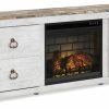 Entertainment Ashley Furniture | Willowton 72" Tv Stand With Electric Fireplace