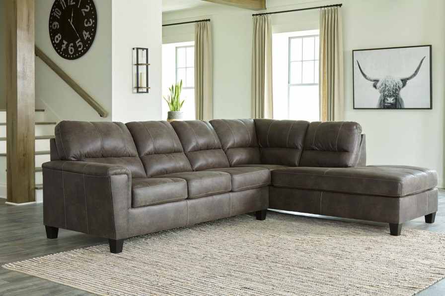 Living Room Ashley Furniture | Navi 2-Piece Sectional With Chaise