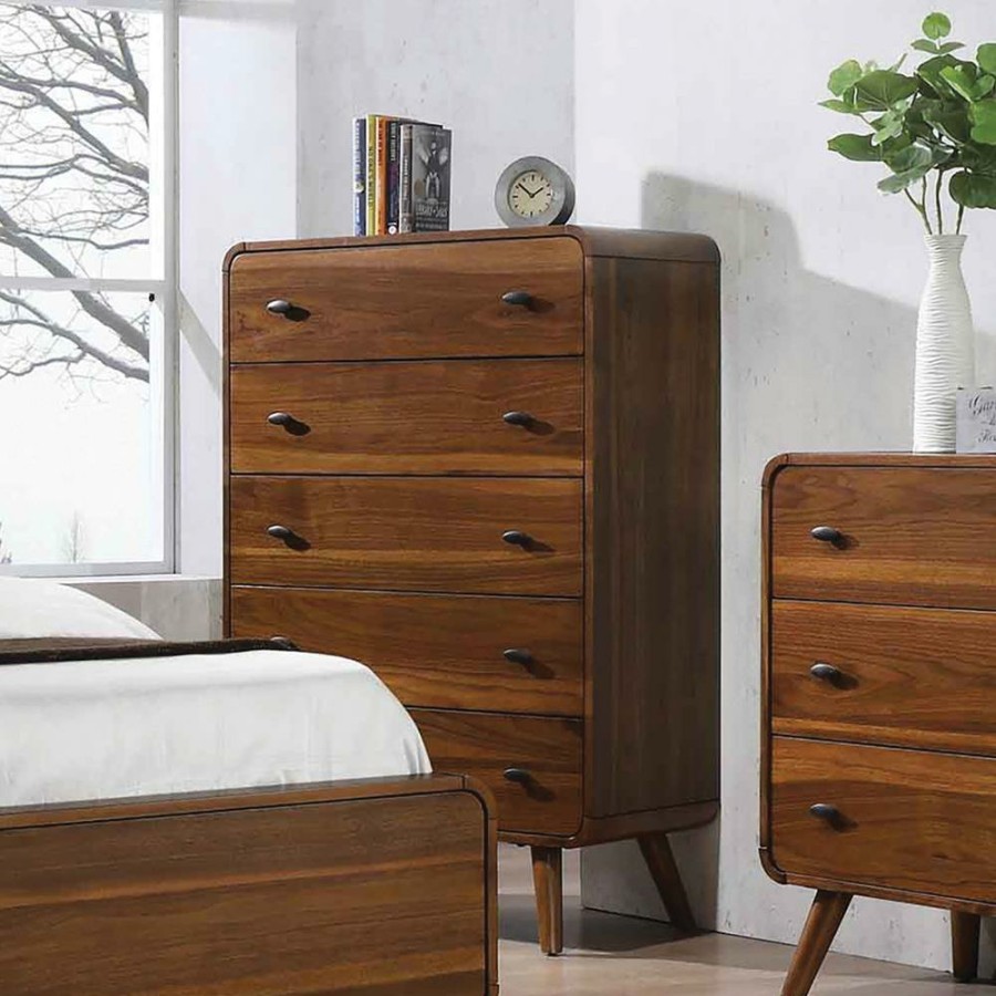 Bedroom Coaster Z2 Premium | Robyn Dark Walnut Chest