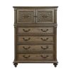 Bedroom Homelegance (Homerica East) | Homelegance Furniture Rachelle 4 Drawer Chest In Weathered Pecan 1693-9