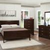 Bedroom Coaster Z2 Premium | Louis Philippe Warm Brown Full Four Piece Bedroom Set