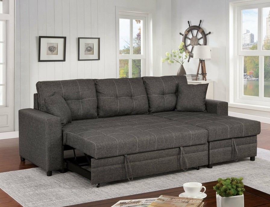 Living Room FOA East | Vide Sectional, Gray