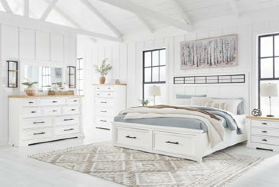 Bedroom Ashley Furniture | Ashbryn Panel Storage Bed