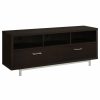 Entertainment Coaster Z2 Premium | Transitional Cappuccino Tv Console