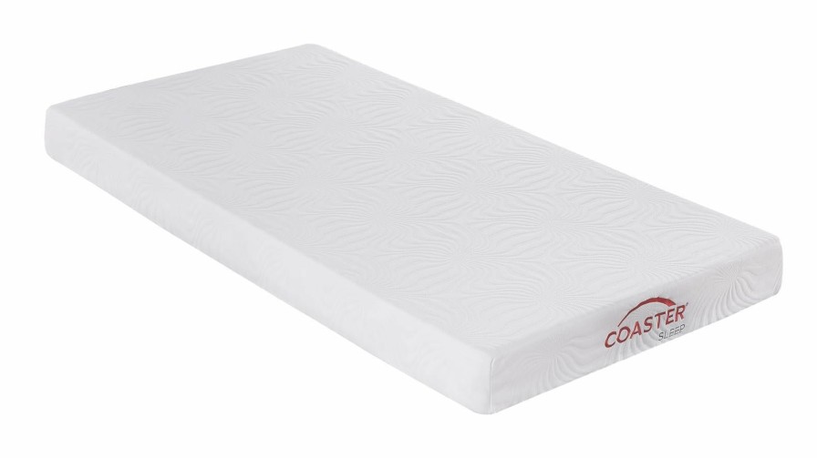 Mattress Coaster Z2 Premium | Joseph White 6 Inch Twin Memory Foam Mattress