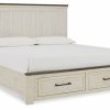 Bedroom Ashley Furniture | Brewgan Panel Storage Bed