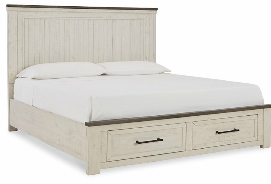 Bedroom Ashley Furniture | Brewgan Panel Storage Bed