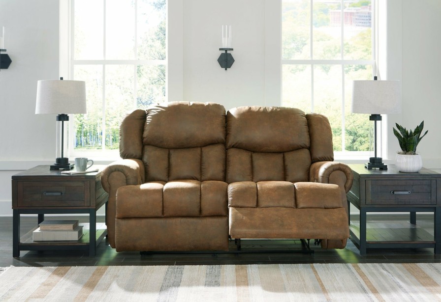 Living Room Ashley Furniture | Boothbay Power Reclining Loveseat