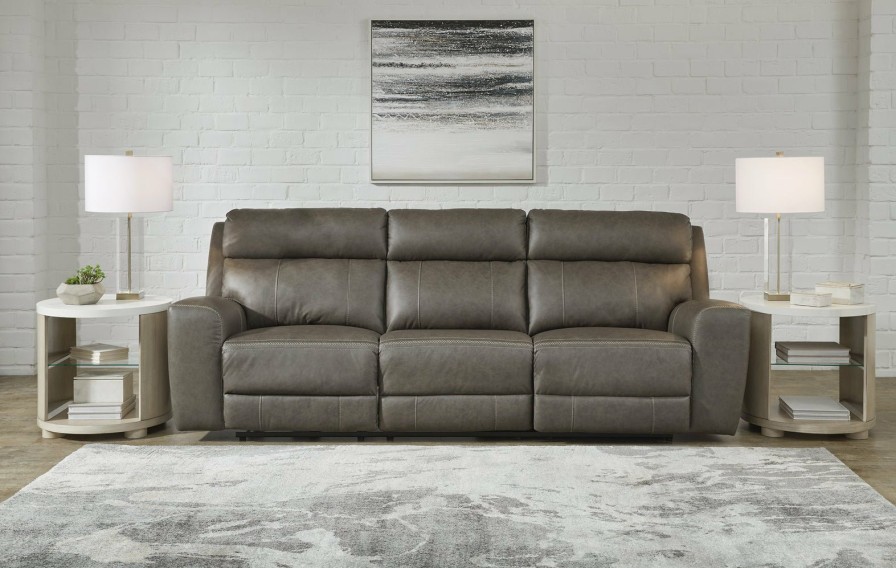 Living Room Ashley Furniture | Roman Power Reclining Sofa