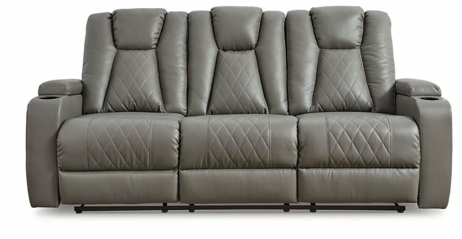 Living Room Ashley Furniture | Mancin Reclining Sofa With Drop Down Table