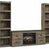 Entertainment Ashley Furniture | Trinell 3-Piece Entertainment Center With Electric Fireplace