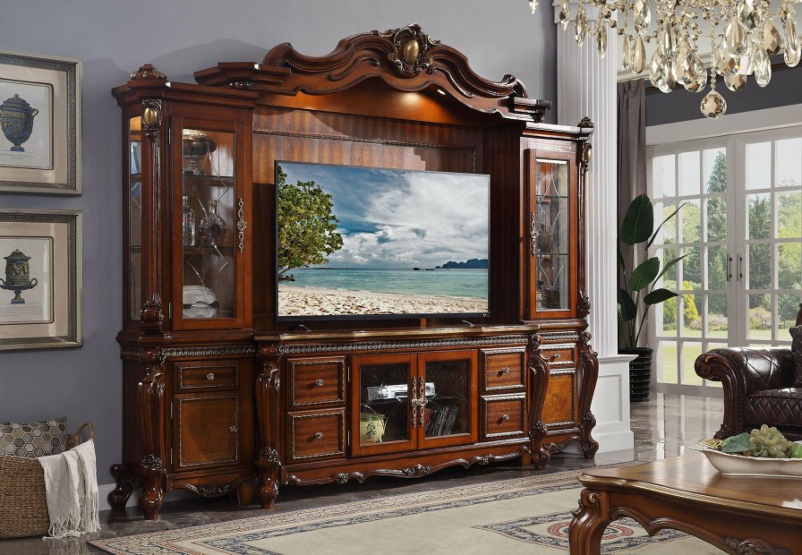 Entertainment ACME | Picardy Cherry Oak Entertainment Center