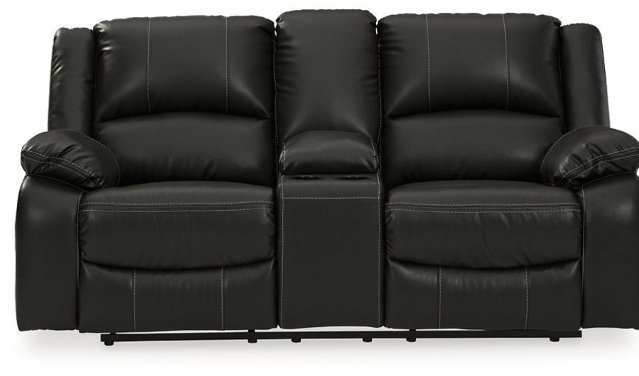 Living Room Ashley Furniture | Calderwell Power Reclining Loveseat With Console