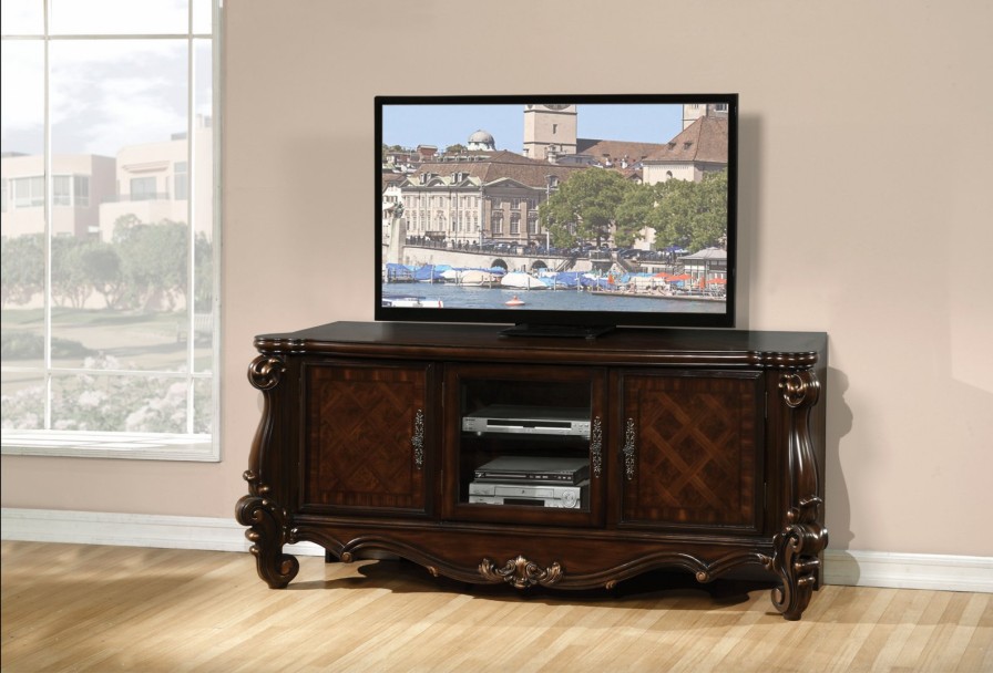 Entertainment ACME | Versailles Cherry Oak Tv Stand