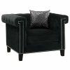 Living Room Coaster Z2 Premium | Reventlow Formal Black Chair