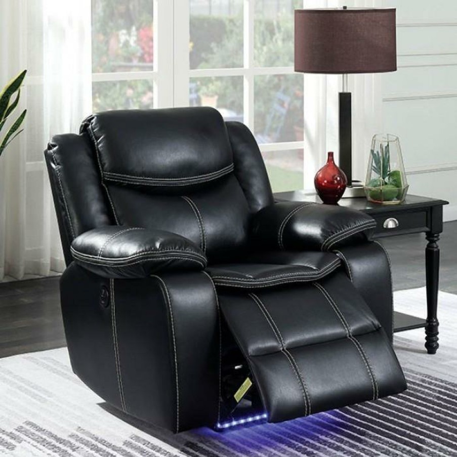 Living Room FOA East | Sirius Black Recliner