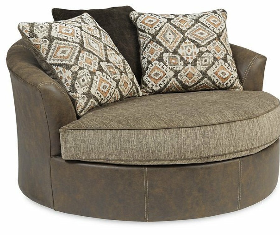 Living Room Ashley Furniture | Abalone Oversized Chair