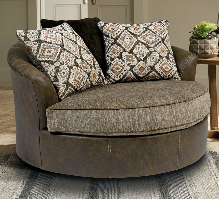 Living Room Ashley Furniture | Abalone Oversized Chair